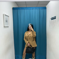Giacca camoscio con frange 02725