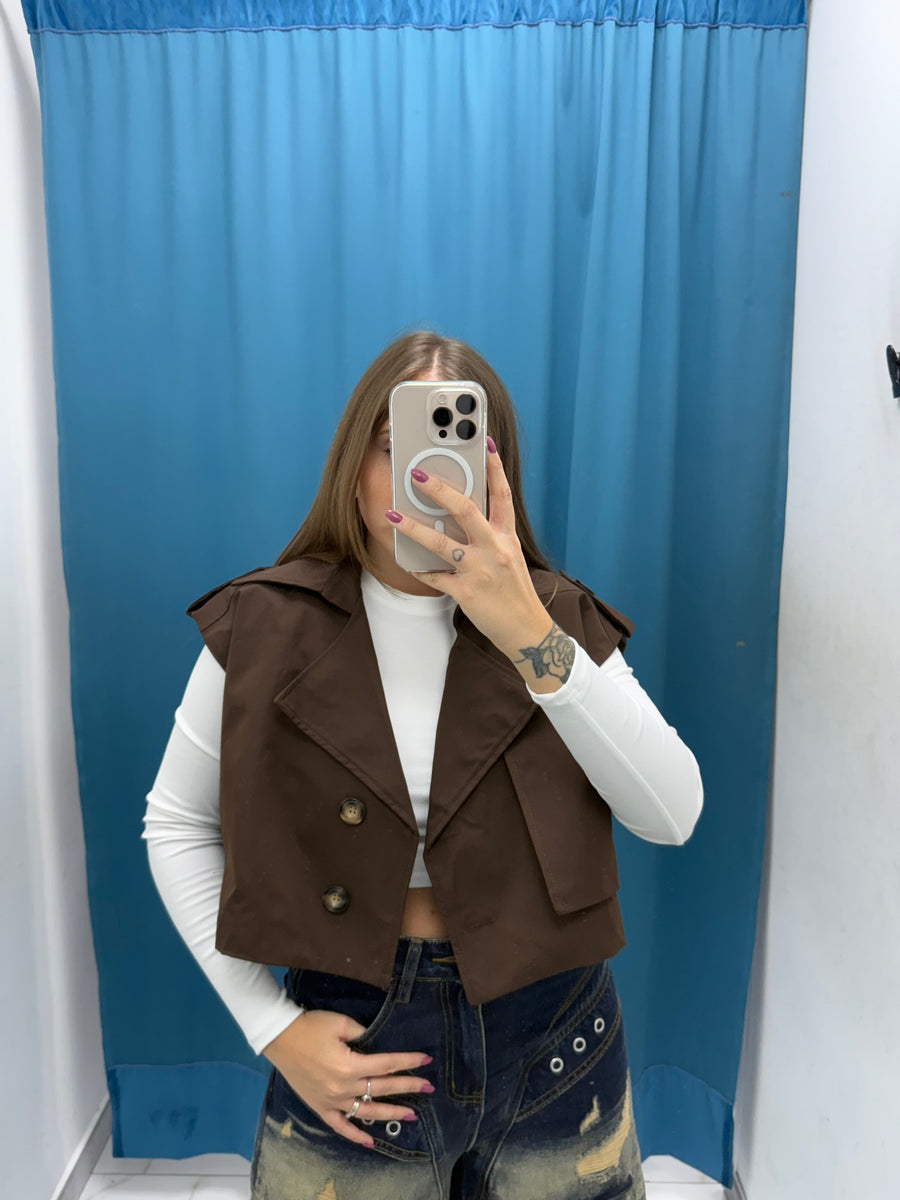 Gilet- Trench corto 2035