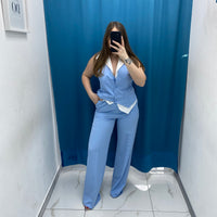Tailleur gilet e pantalone 87137