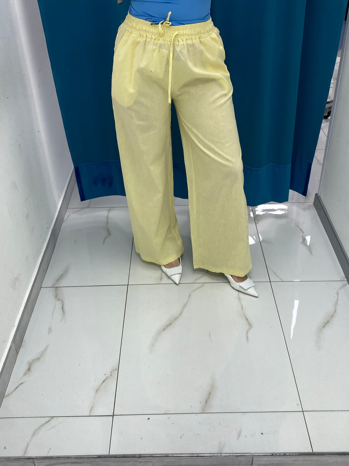 Pantalone simil lino 5816