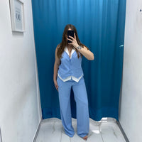 Tailleur gilet e pantalone 87137