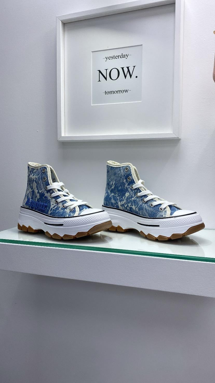 Scarpette a stivaletto denim 2158
