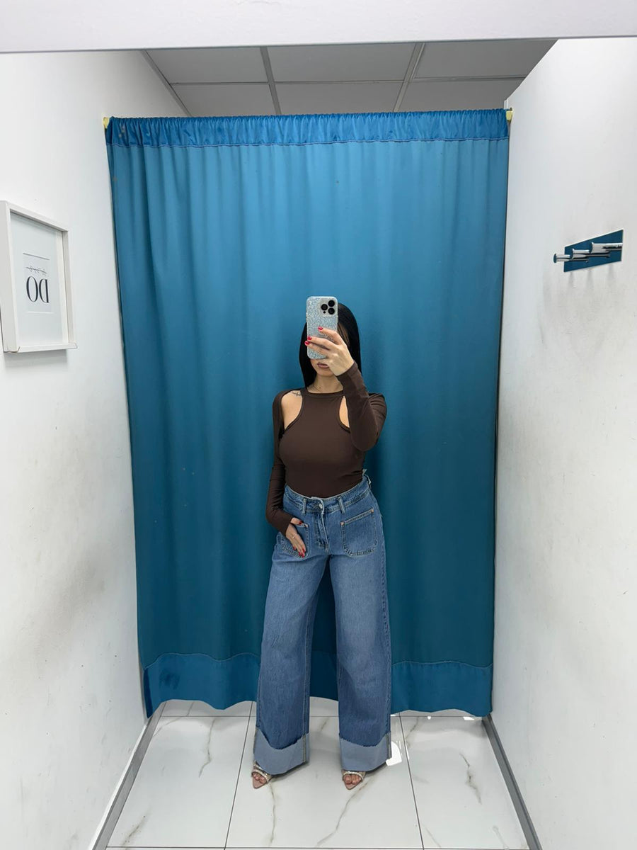 Jeans risvolto 3555