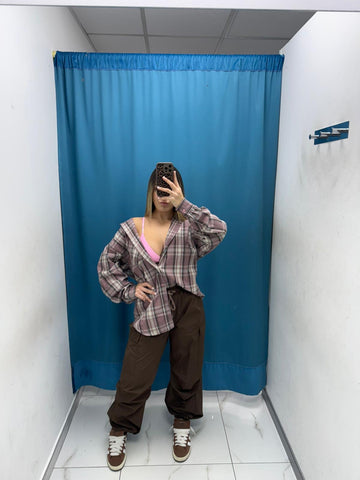 Camicia "Pink Smoke"-5527