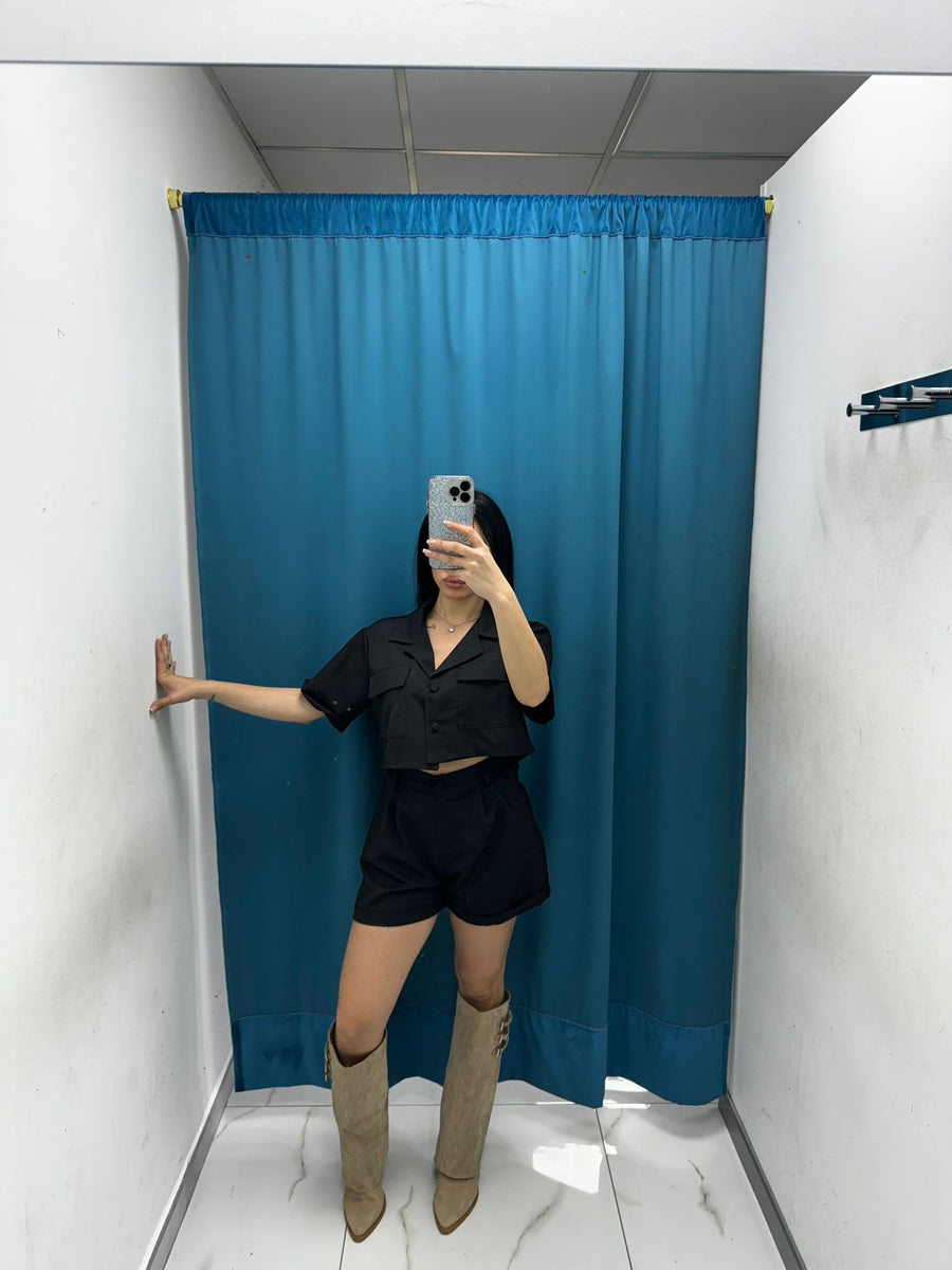 Coordinato giacca e shorts 9205