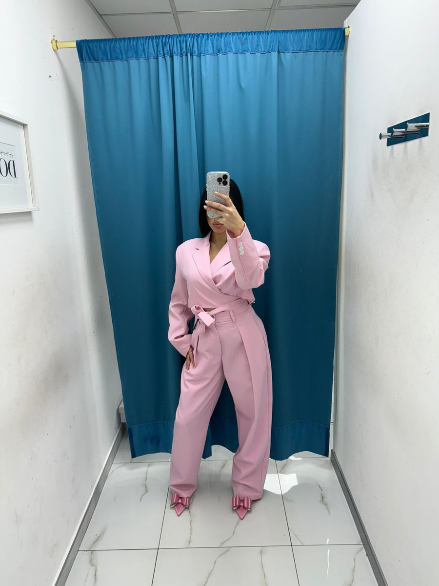Giacca corta rosa Lumina 2219