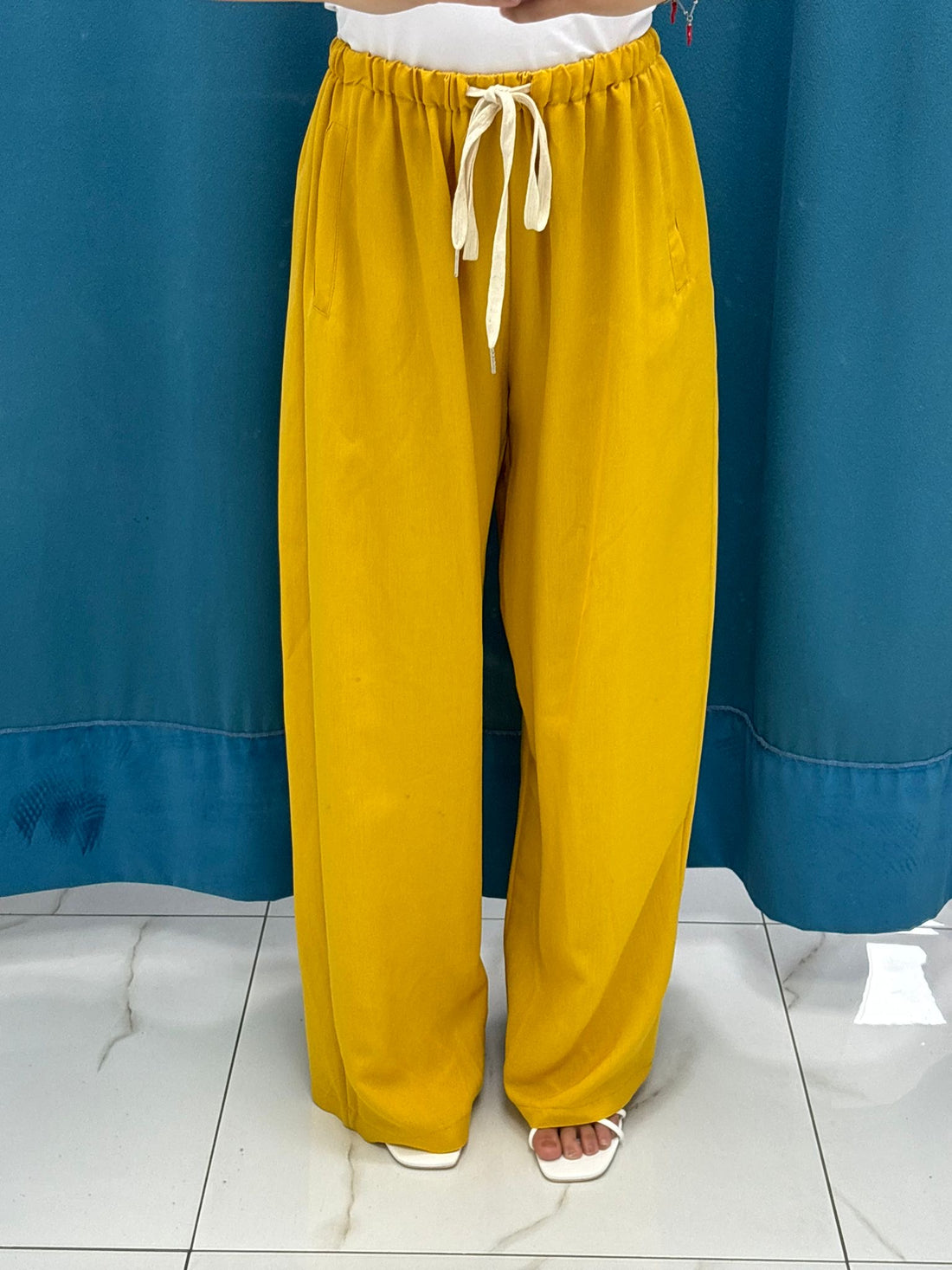 Pantalone in lino -5986
