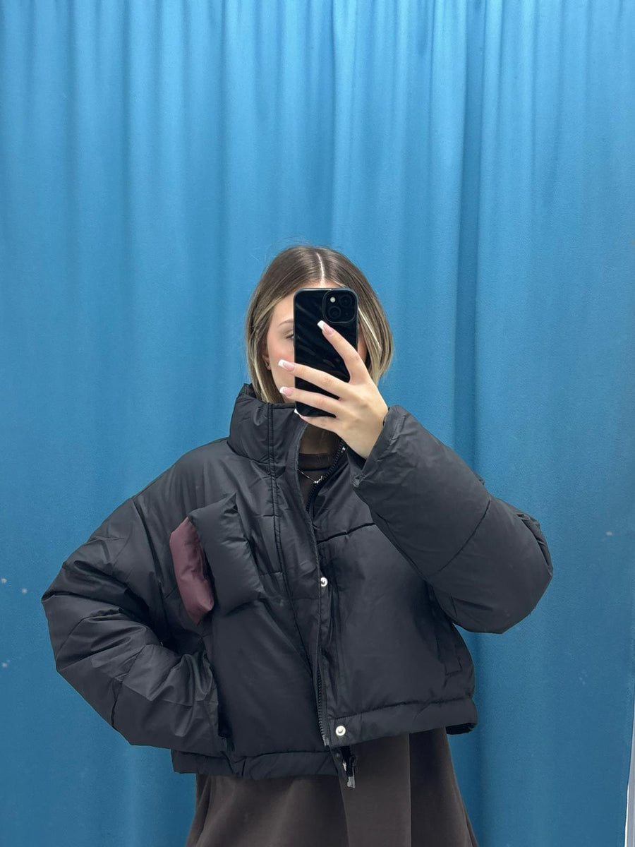 Cropped Snap Jacket - 7133