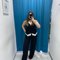 Tailleur gilet e pantalone 87137