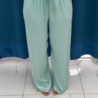 Pantalone palazzo satin 24205