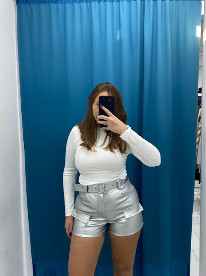 Shorts in ecopelle 30678