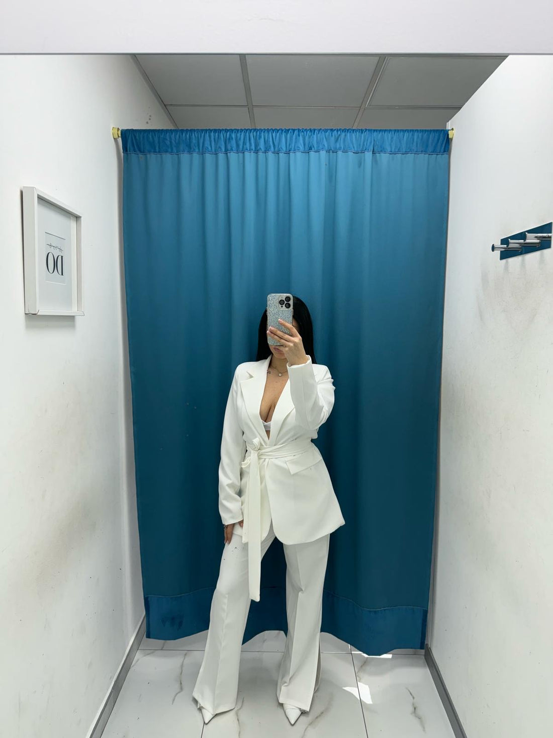 Tailleur con cintura 046