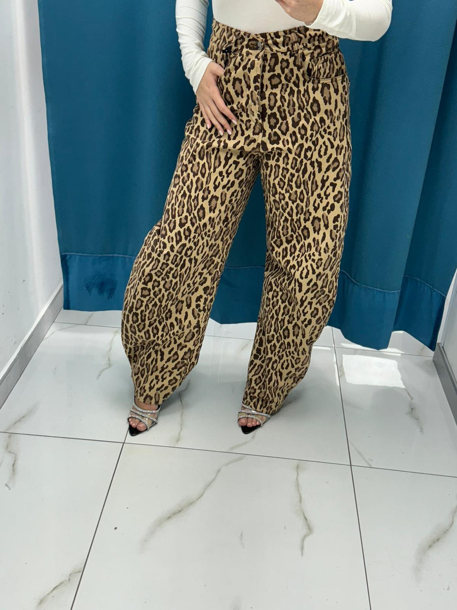 Jeans leopardato by Lumina 2282
