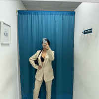 Tailleur giacca e pantalone beige 85613