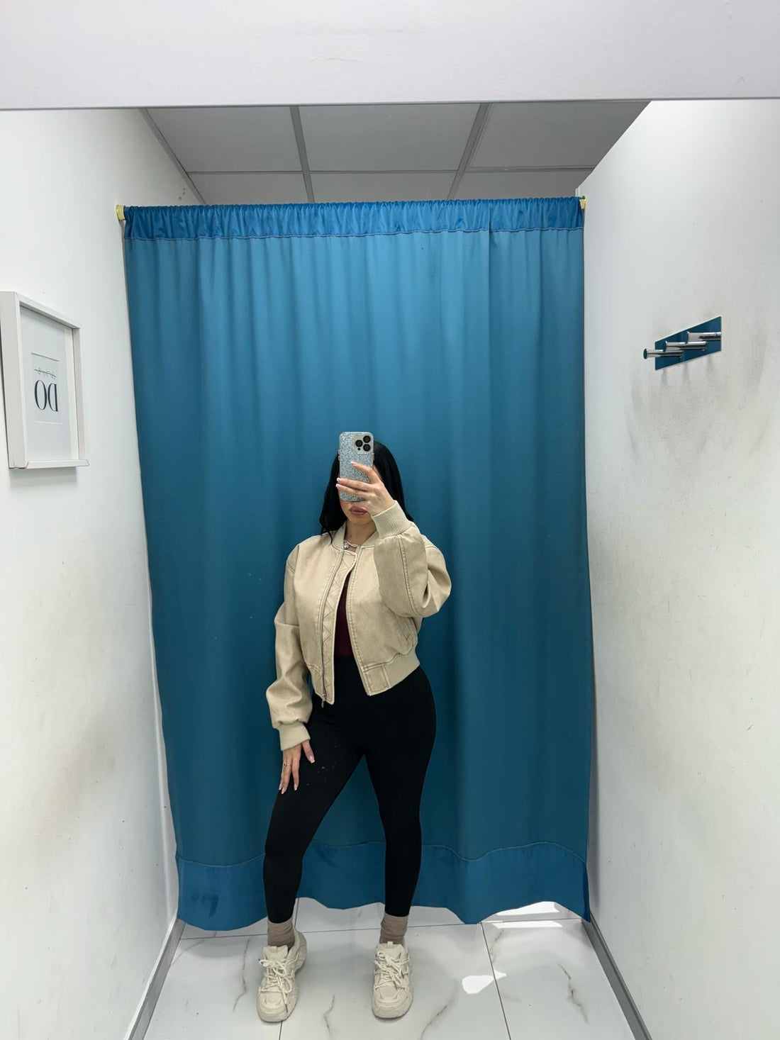 Giacca ecopelle beige 248505