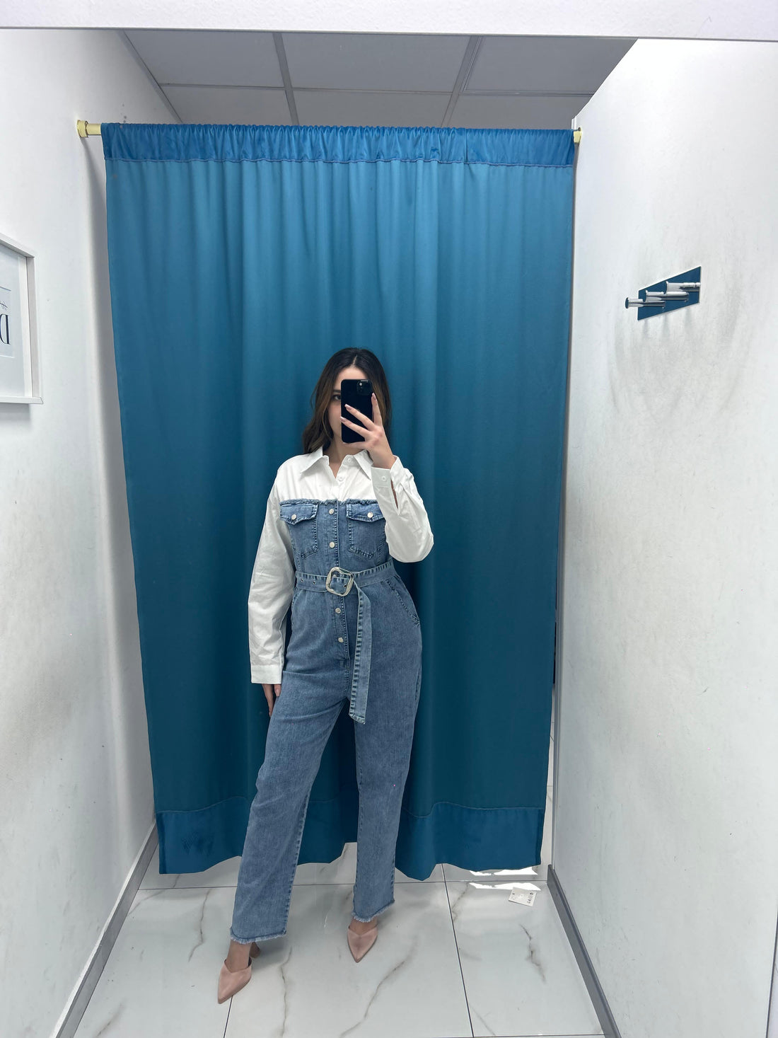 Tuta intera denim 0645