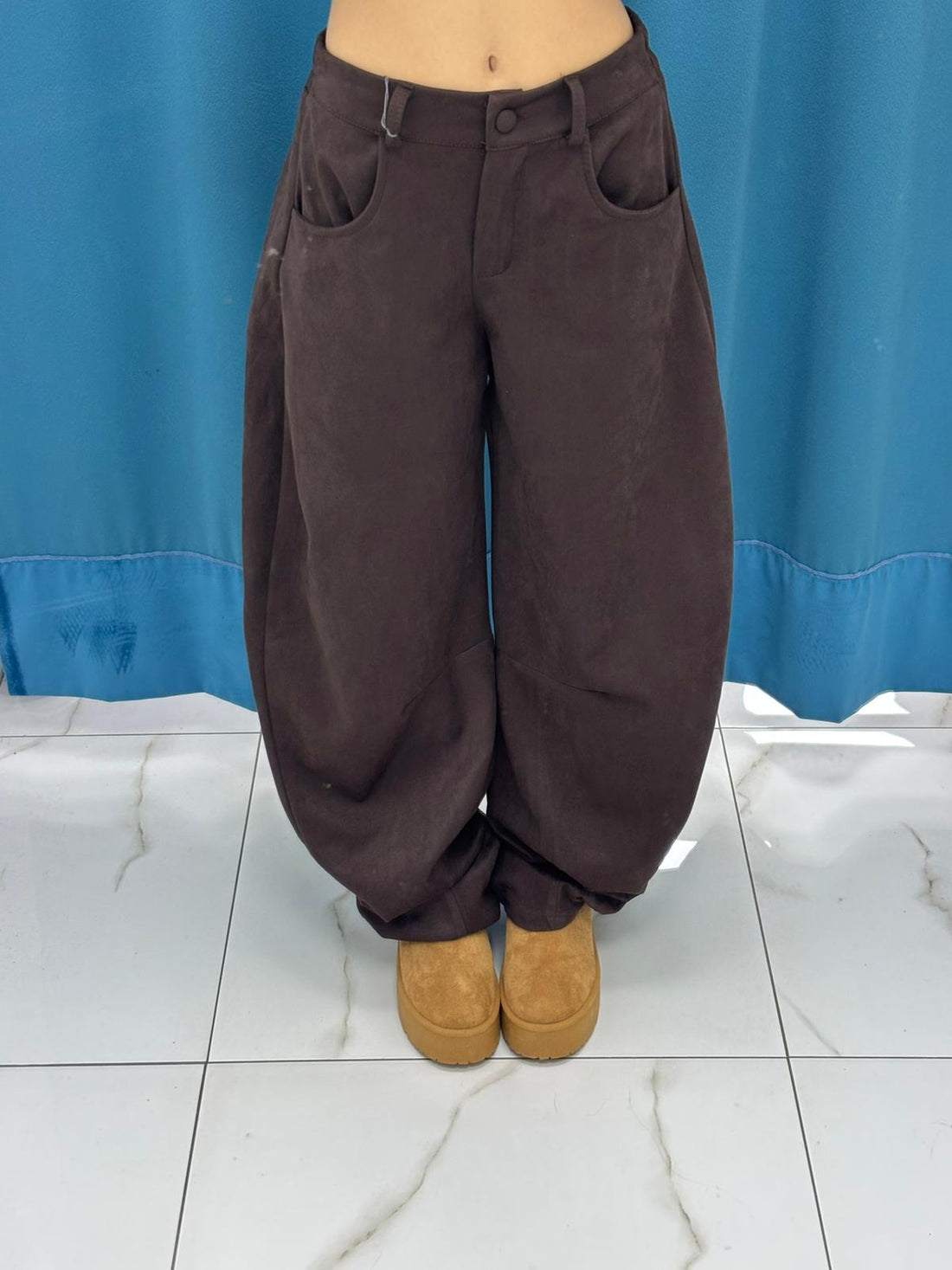 Sierra Suede Baggy Pants - 19521