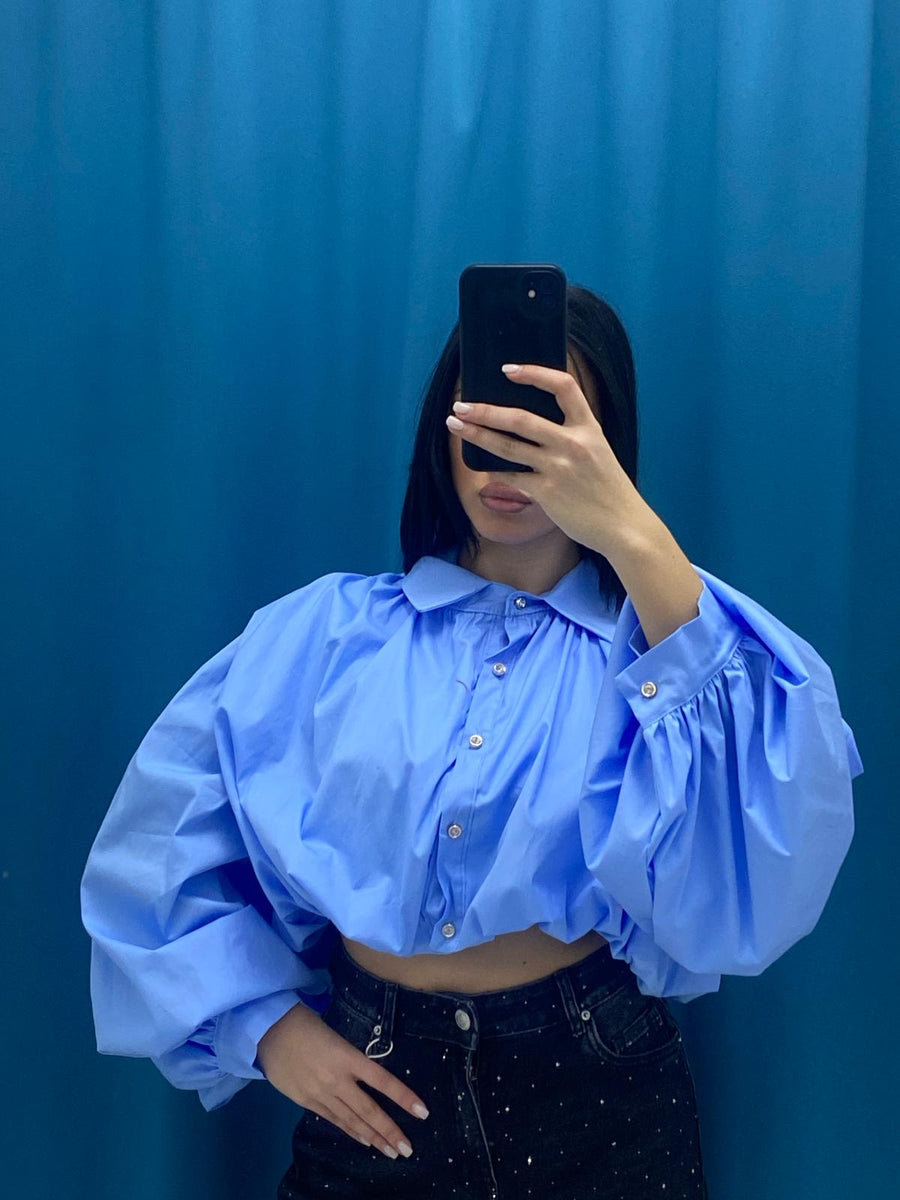 Camicia corta lavorata 30973