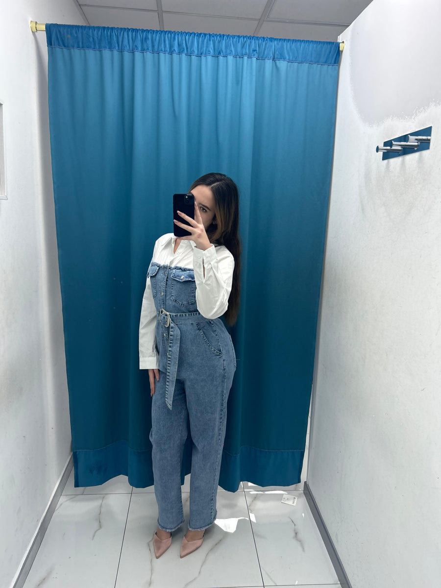 Tuta intera denim 0645