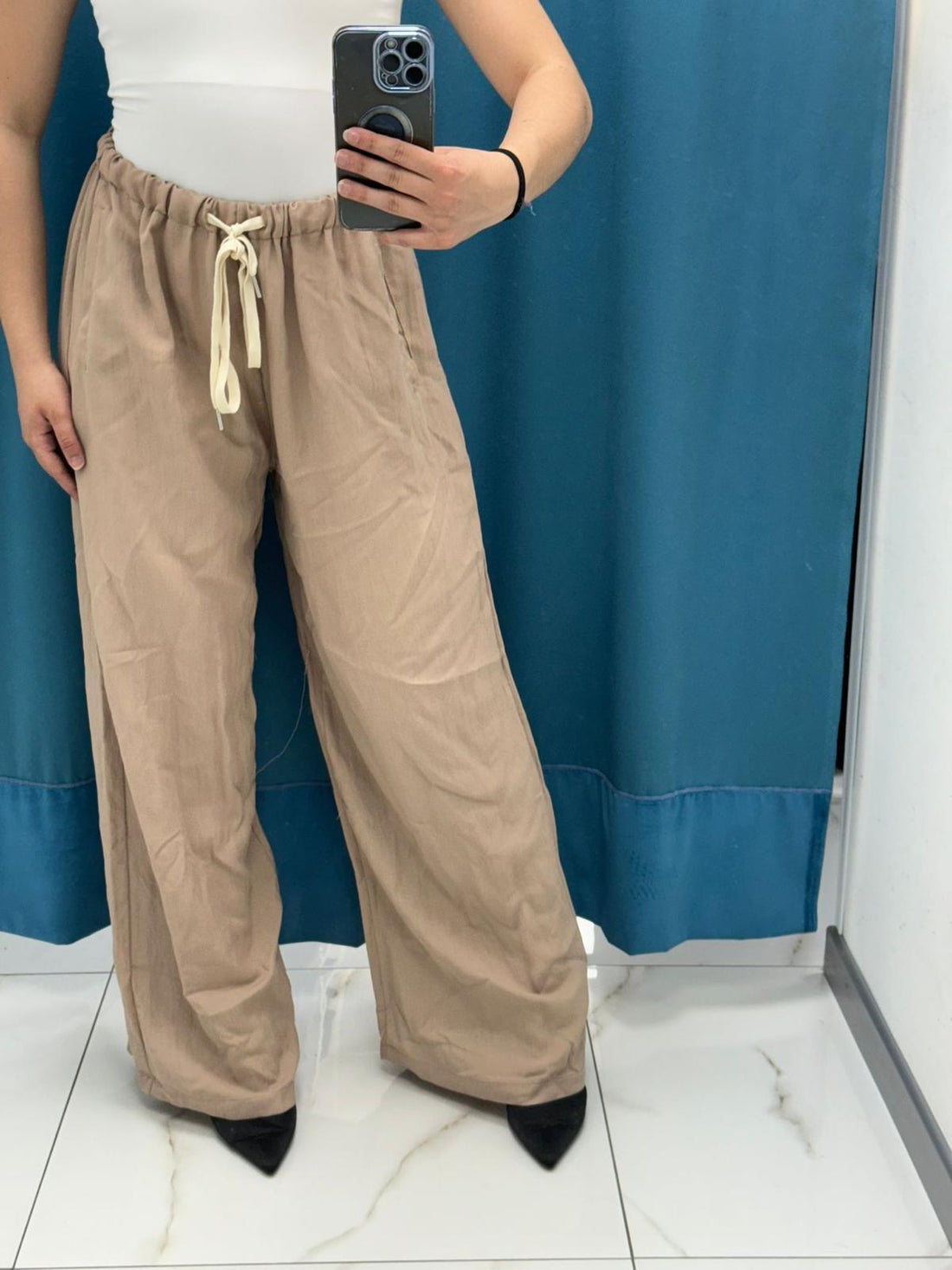 Pantalone in lino -5986