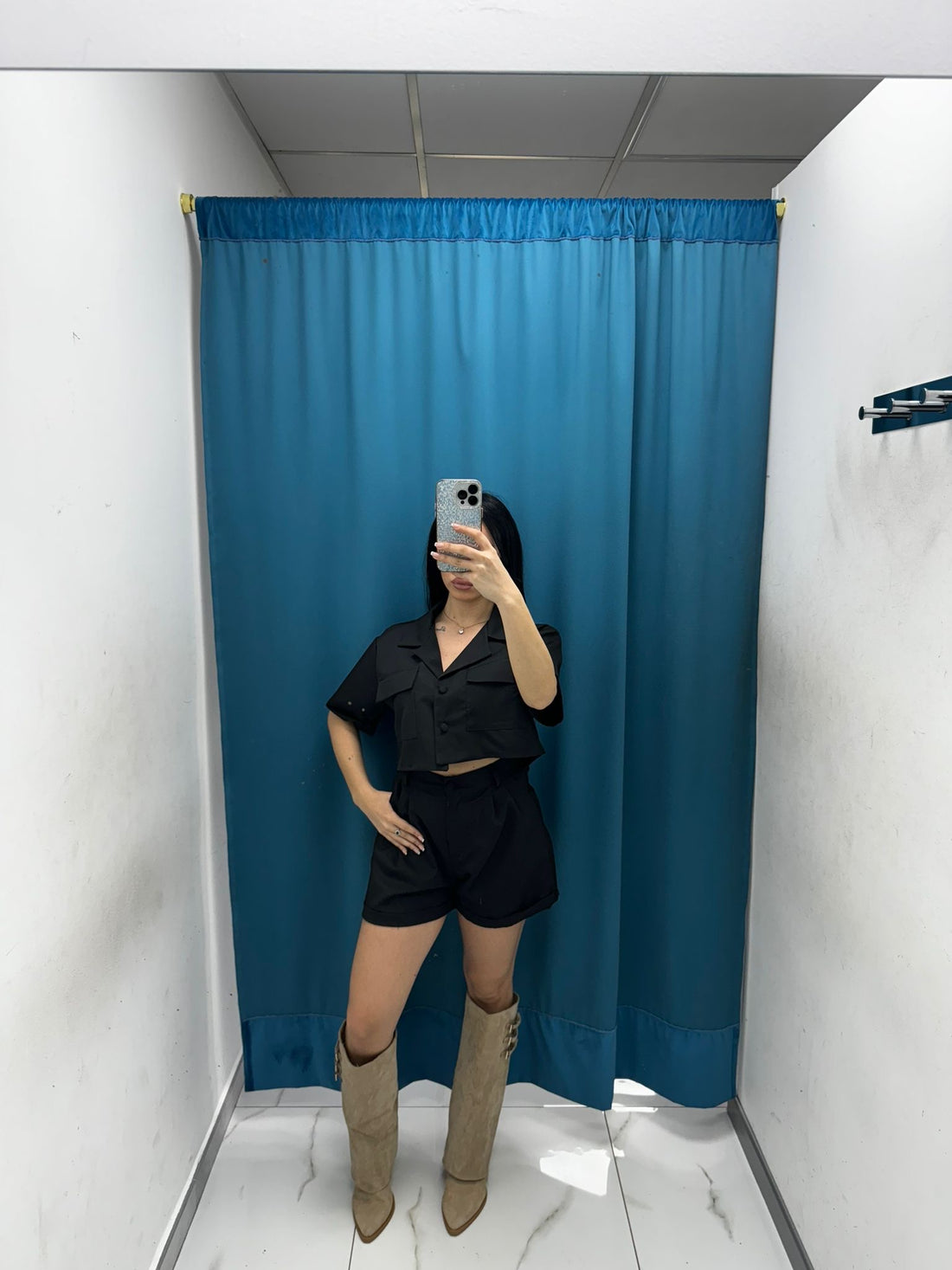 Coordinato giacca e shorts 9205