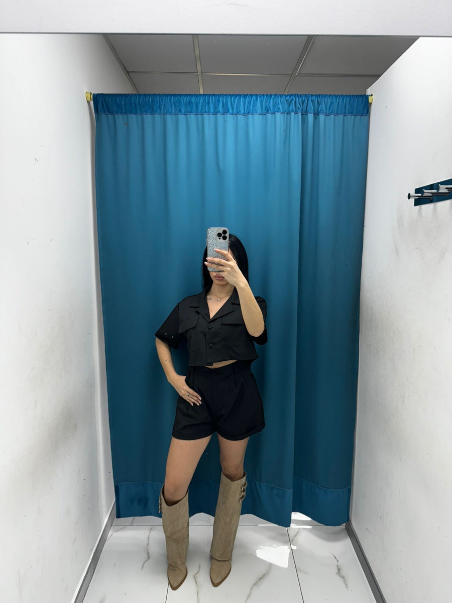 Coordinato giacca e shorts 9205