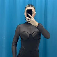 Body “Velvet Sheer”-26171