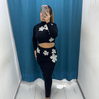 Twin Set Gonna e Maglia con Dettagli Sparkle-65090