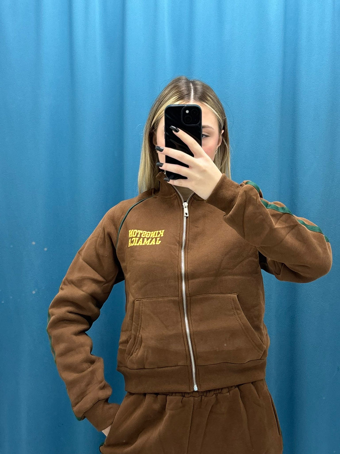 Tuta"Street Zip Contrast"-64511AB