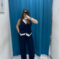 Tailleur gilet e pantalone 87137
