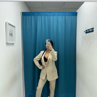 Tailleur giacca e pantalone beige 85613