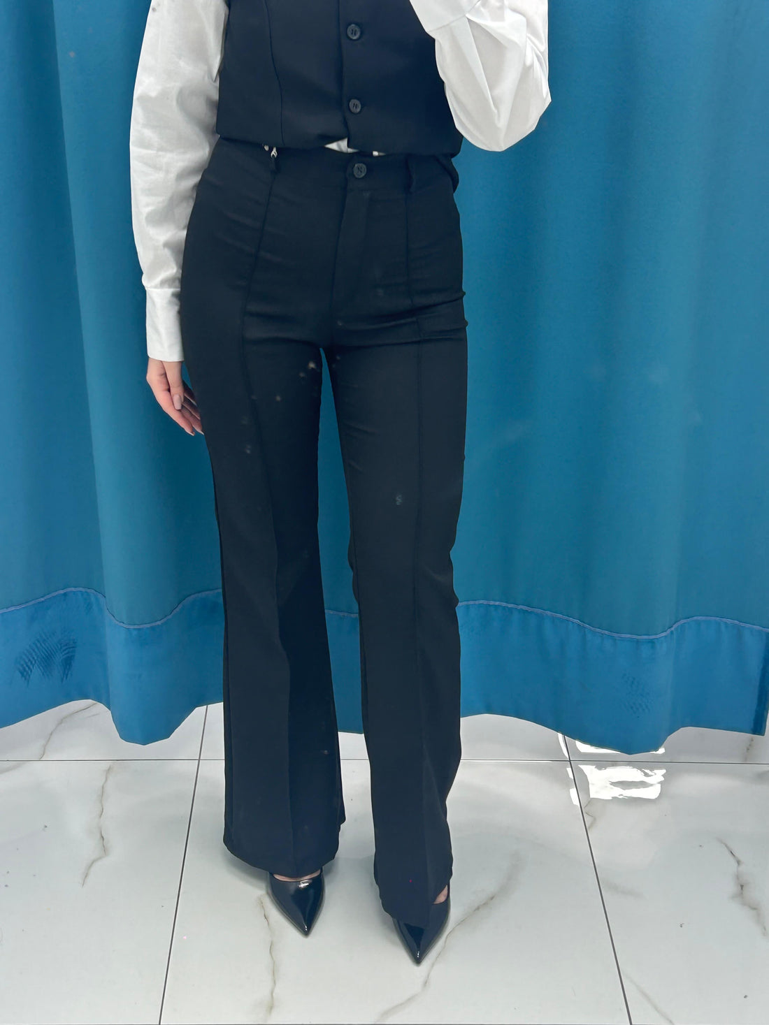 Pantalone a zampa 11627