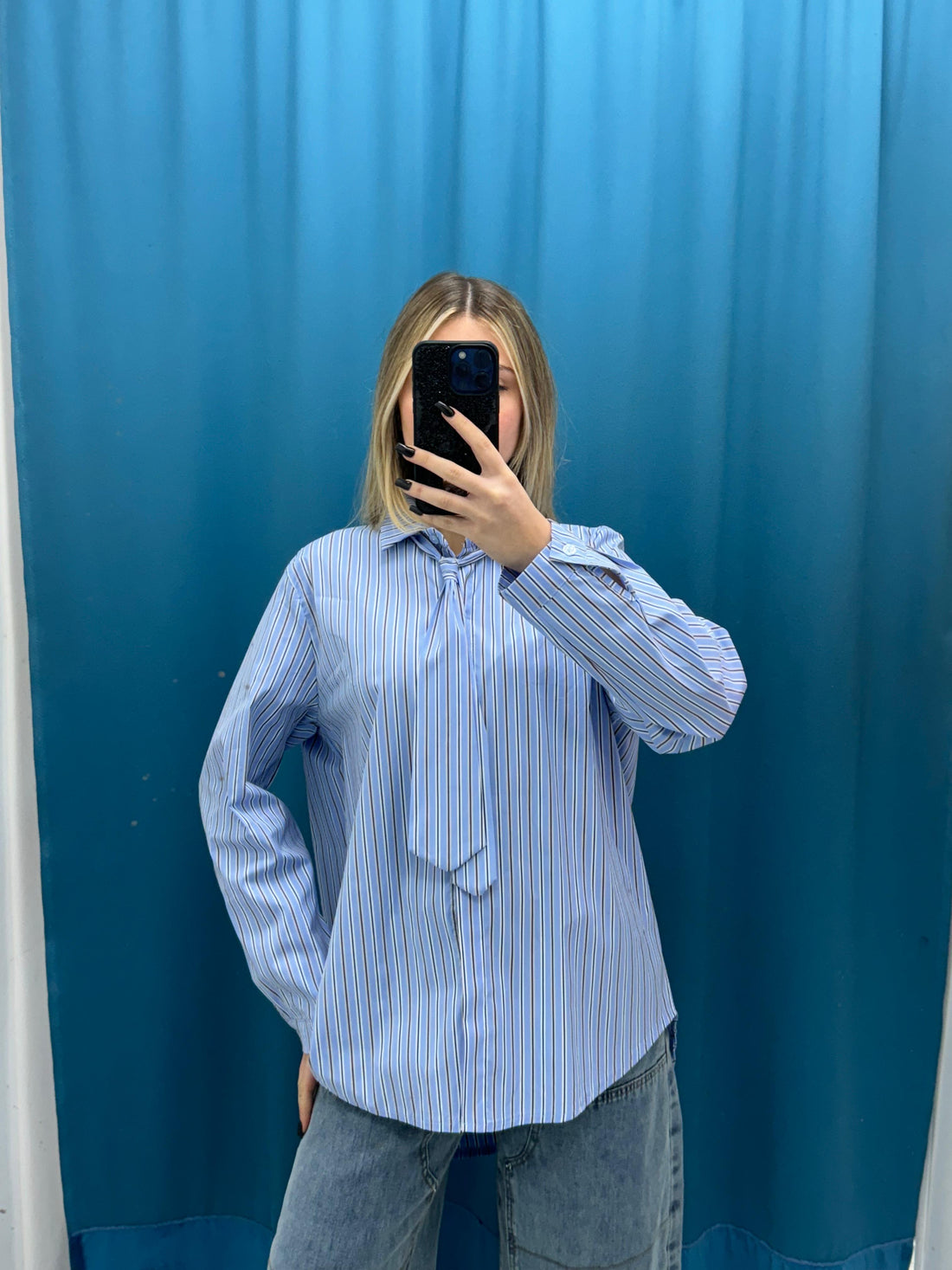 Camicia"Striped Over Shirt Tie"-02926