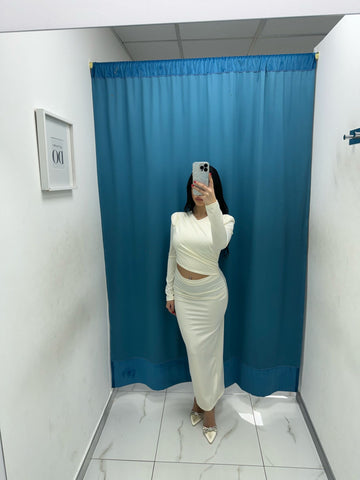Vestito longuette con brillantini 35979