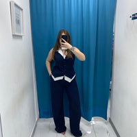 Tailleur gilet e pantalone 87137