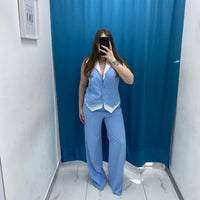 Tailleur gilet e pantalone 87137