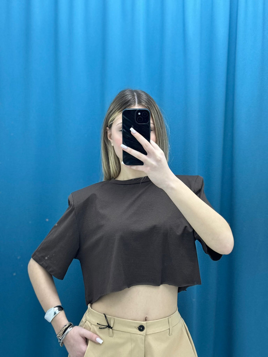 Maglietta” Crop Tee"-1906
