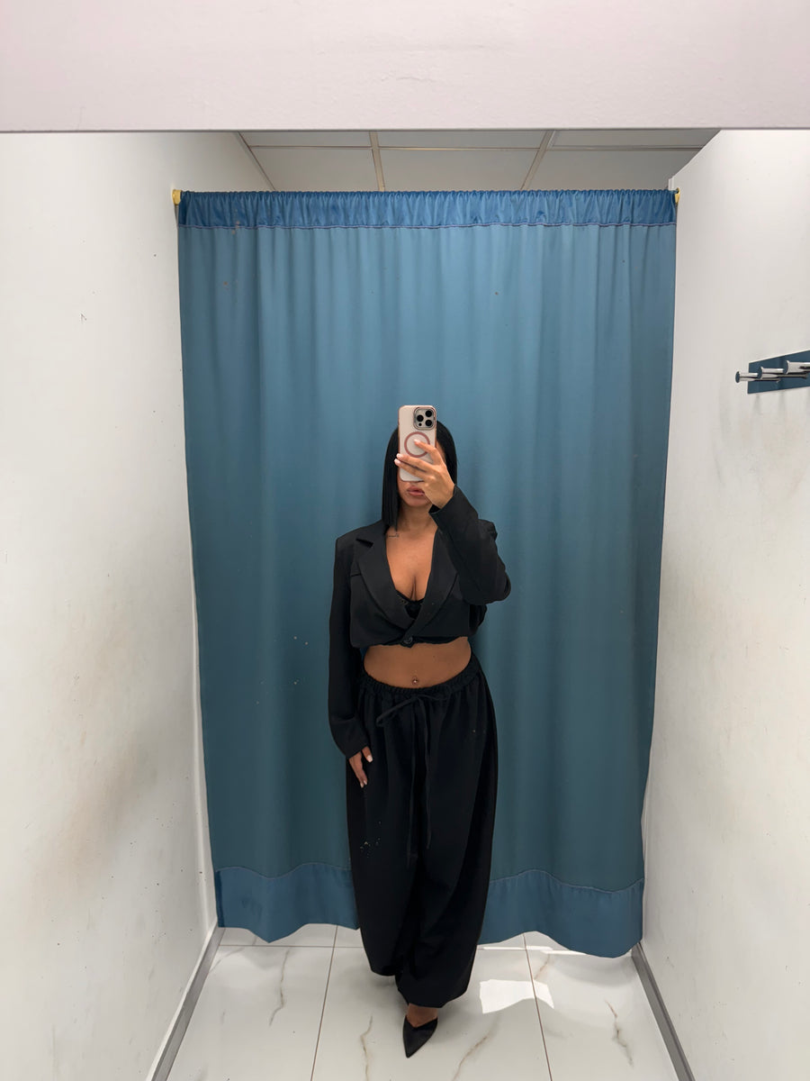 Tailleur ‘Luna’ – Giacca Corta & Pantalone Balloon-96994