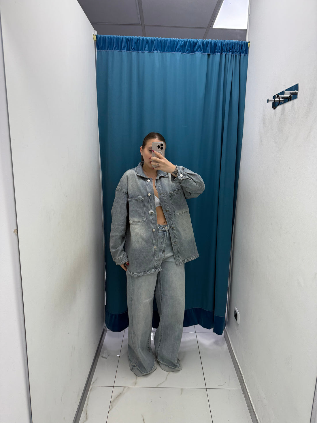 Coordinato in denim 3000/11131