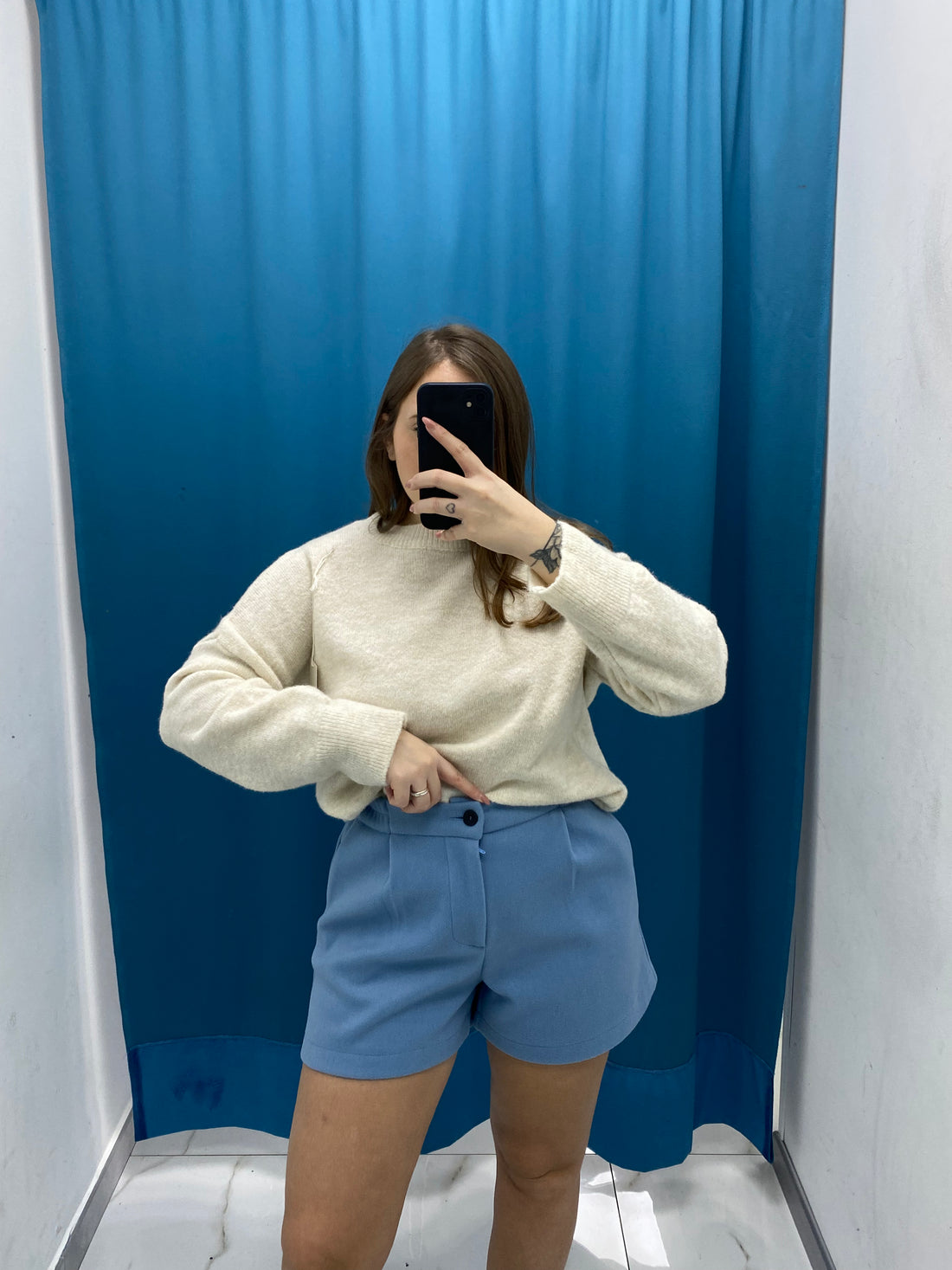 Shorts in lana