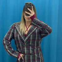 Cappotto “Burgundy Check” - 6726