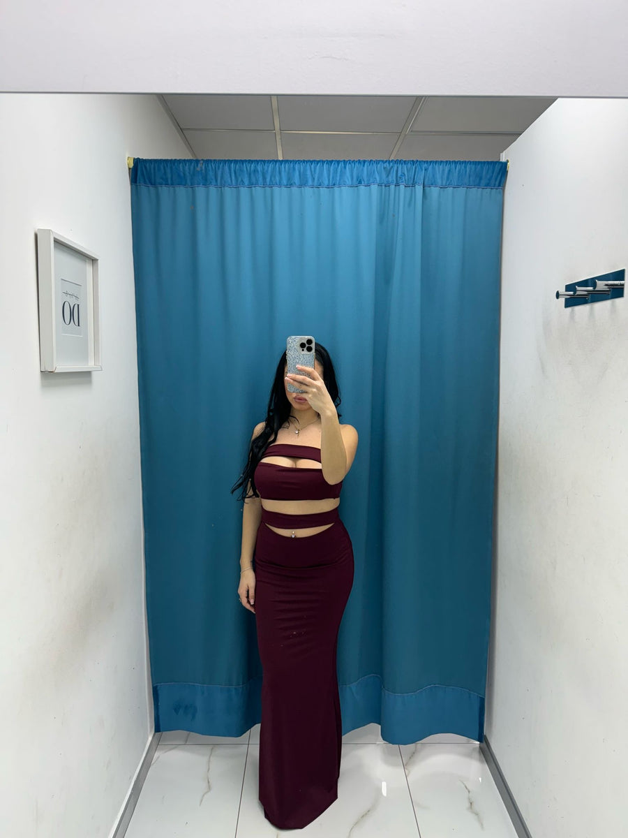 Coordinato top e gonna 8828