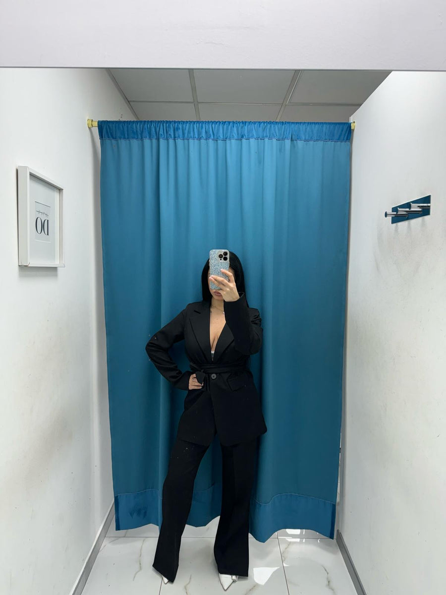 Tailleur con cintura 046