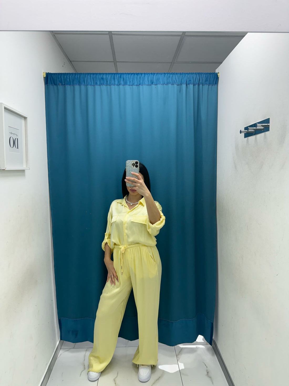 Pantalone palazzo satin 24205