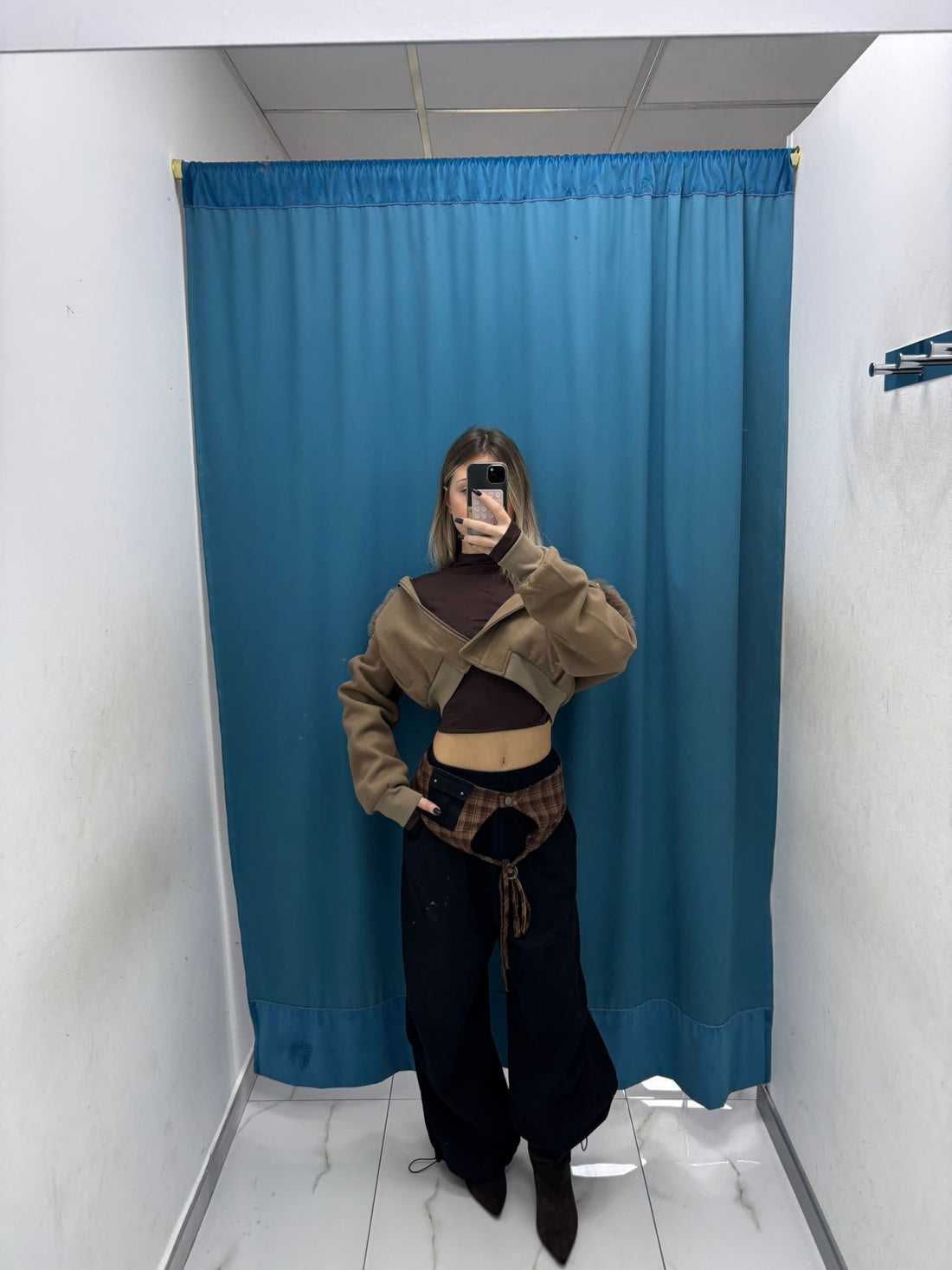 Brown Aviator Jacket - 8121-92