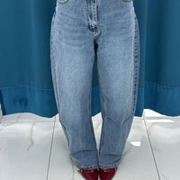 jeans"Light Washed Balloon"-F2330