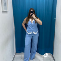 Tailleur gilet e pantalone 87137