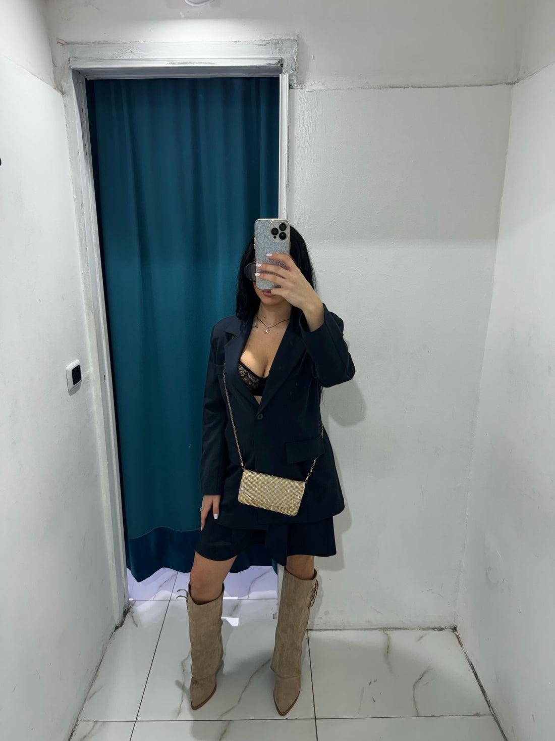 Coordinato giacca e shorts 2535