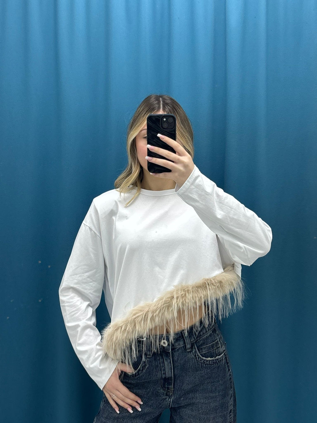 Maglia "Feathered Wave"-12635