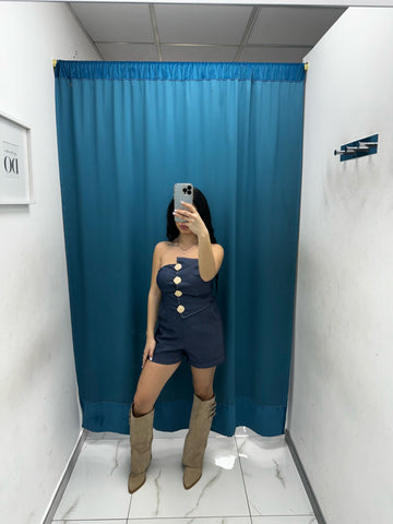 Tutina con bottoni oro 90378